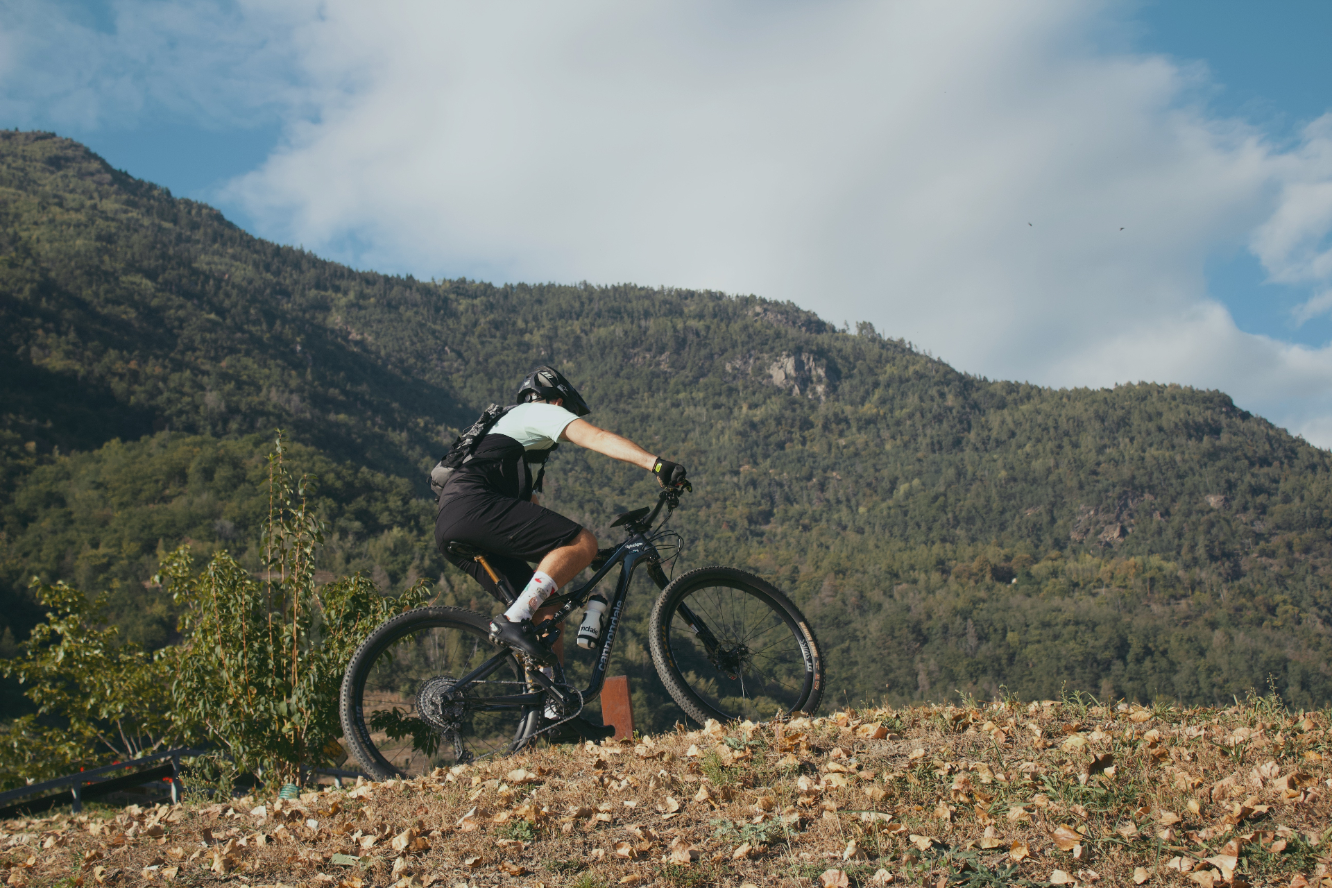E-bikes ready for a ride through the terraced vineyards of Valtellina